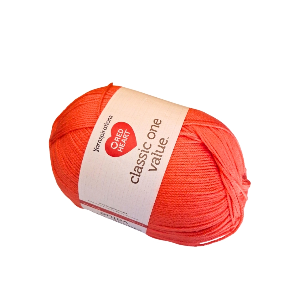Red Heart Classic One Value Yarn Papaya